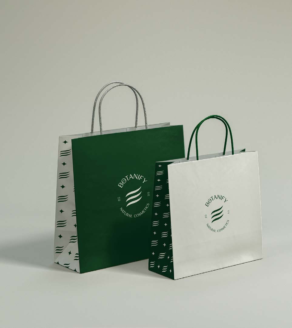 Botanify — Nature-inspired identity for sustainable cosmetics.